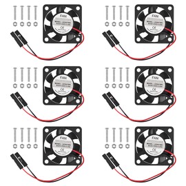 for Raspberry Pi Fan, 6Pcs for Raspberry Pi Cooling Fan Brushless CPU Cooling Fan Heatsink Cooler Connector Separating One-to-Two Interface 3.3V 5V for Raspberry Pi4 Pi3 B+, Pi 3, Pi 2, Pi 1 B+