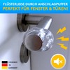 SilverRack® Door Stop Door Handle Buffer, Transparent [Pack of 20]