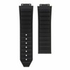 Ewatchparts 24-28mm Rubber Watch Band Strap With Clasp Compatible With