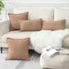 Artscope Corduroy Cushion Covers Pack of 2 Modern Patchwork Throw
