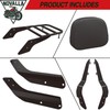 NOVALLA Sissy Bar Luggage Rack for Honda VTX 1300/1800 N/R/S