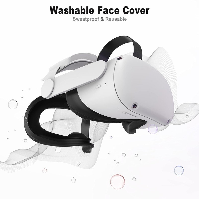 Silicone Cover for Oculus Quest 2 Face Pad with Lens