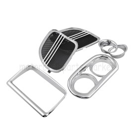 Unbranded Chrome Inner Fairing Gauge Speaker Covers For Harley Road Glide Limited FLTRK