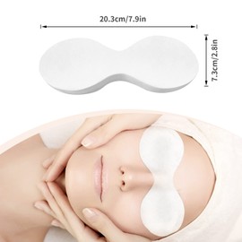 MoyRetty 300 Sheets Disposable Eye Mask-Non-Weave Care Cotton Facial Cover Skincare Spa Paper Cosmetic Sheet Nose Face Pad for Home Salon Beauty Tools Size / 모이레티 300매 일회용 아이 마스크-직조가 없는 케어 코튼 페이셜 커버 스킨케어 스파 페이퍼 화장품 시트 코 페이스 패드 홈 살롱 뷰티 도구용 Size
