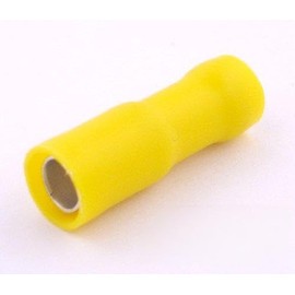 Electrical Plug - Female Electrical Wire Bullet Connectors 100 x Yellow - Free First Class UK Postage