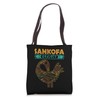 Black History Afrocentric Sankofa Tribal Design Tote Bag