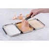 GRÄWE Breading Set, 4 Pieces, 3 x Stainless Steel Bowls