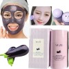 Mascarilla Facial Sólida Veze Eggplant Berenjena 40g Hidratante Limpieza