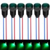 Gebildet Pack of 6 Green LED Indicator, Indicator Light, 110-220VAC,