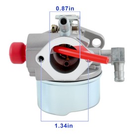 640350 Carburetor for Tecumseh 640350 640271 640303 Mowers, Tecumseh LEV100 LEV105 LEV120 LV195EA LV195XA Toro 20016 20017 20018 6.75 HP Recycler Craftsman