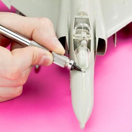 Craft Scraper, 3-Sided, 5.11" Length, Scraping & Deburring, Reversible Blade