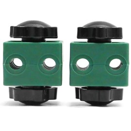 LIROPAU 2Pcs Awning Rail Channel Lock Blocks for Motorhome Camper Van Drive Away Awning kit, Figure of Eight Awning Channel Lock Block 6mm x 6mm,8mm x 6mm,6mm x 4mm Bead Strips