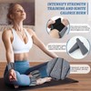 BECOJADDE Ankle Weights Set of 2 (2 lb Each) Adjustable