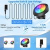 T-SUN Colored Pond Lights Bright LED Underwater Light with APP