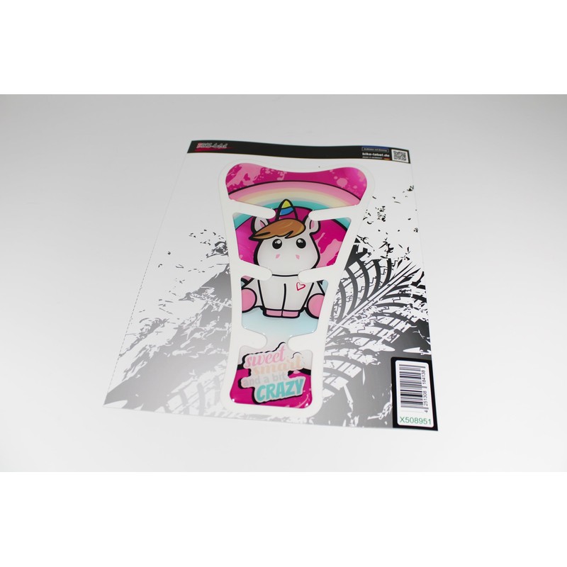 Tankpad Gel Sticker Motorcycle Pink Unicorn Compatible with Honda X508951VA