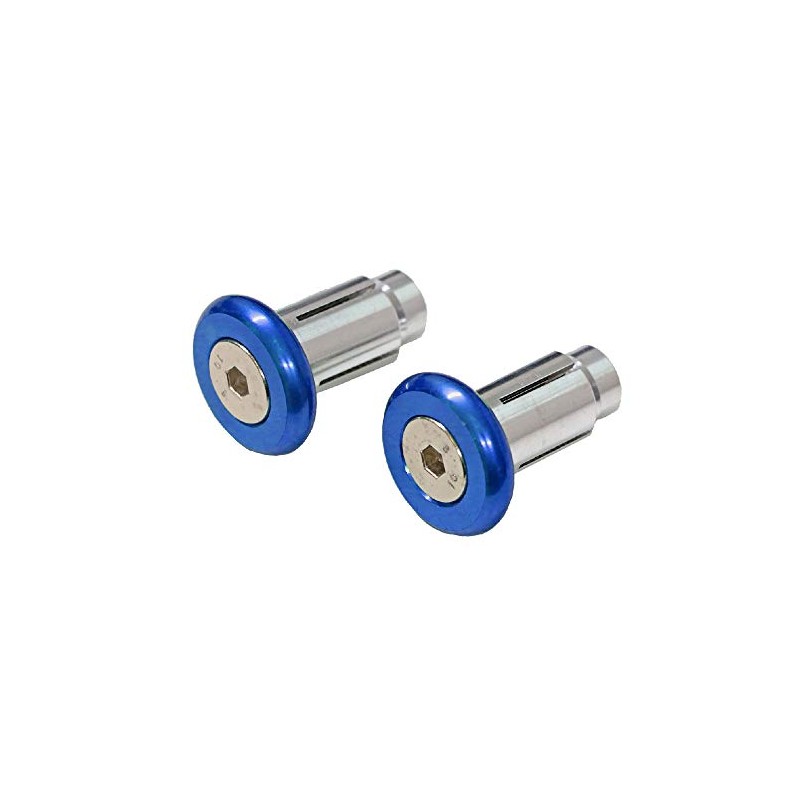 Moto Base MBBED-05 Handle Parts Universal Aluminum Bar End (Blue
