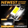 AUXBEAM Combo Pack LED Headlight Fog Light Bulb for Ram