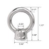 PAGOW 4 Pieces Stainless Steel 316 Lifting Eye Nut, 1/4"
