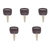 Excavator Keys S450 Black（5 PCS） Suitable for Komatsu CX75/CX080/CX130/CX210/CX260/CX330/CX480 Cab