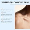 GHK-Cu Copper Peptides Beef Tallow Balm, Whipped Grass-Fed Tallow, Honey