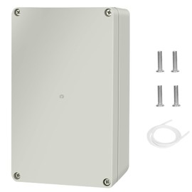 Junction Box, ABS Electrical Junction Boxes, Waterproof IP65 Junction Box, DIY Plastic Case, Housing Junction Box, Power Distribution Box, Plastic Project Junction Box Housing, 20 x 12 x 7.5 cm