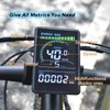Mcezdy Ebike Display, UART No. 2 Protocol, 24V-60V Colorful Acrylic