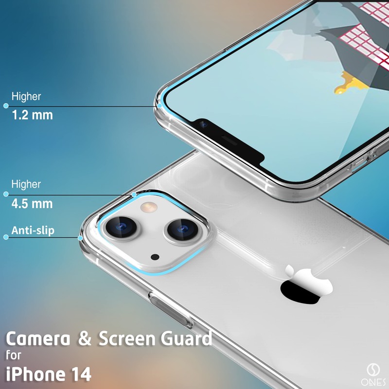 ONES HD Clear Slim Case for iPhone14 · Military Shockproof