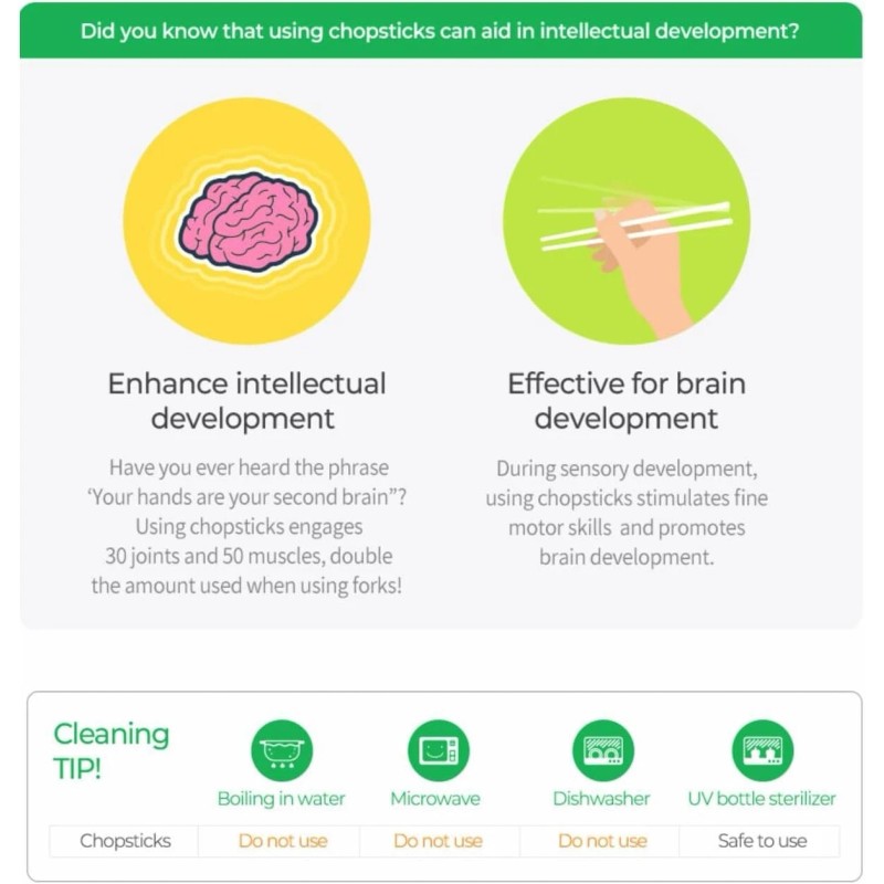 Edison Friends Penguin Chopsticks Training, Beginner, Brain Training, Learnin...