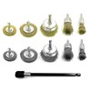 Daily Treasures 10 Pack Wire Wheel Cup Brush Set for