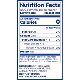 Equal Sugar Packets 1.75 oz (50 ct)