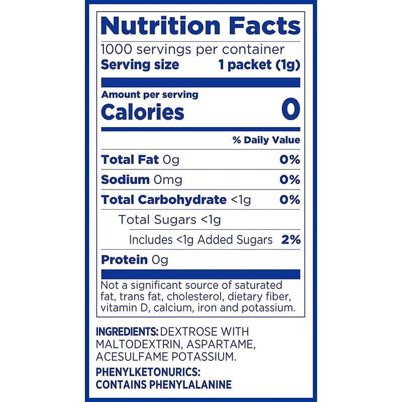 Equal Sugar Packets 1.75 oz (50 ct)