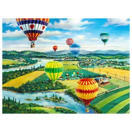 Pintoo Jigsaw Puzzles 4800 Piece for Adults - Ken Zylla - Ballooners Rally Beautiful Plastic Puzzle for Home Decor Zero Dust Easy Storage [H3075]