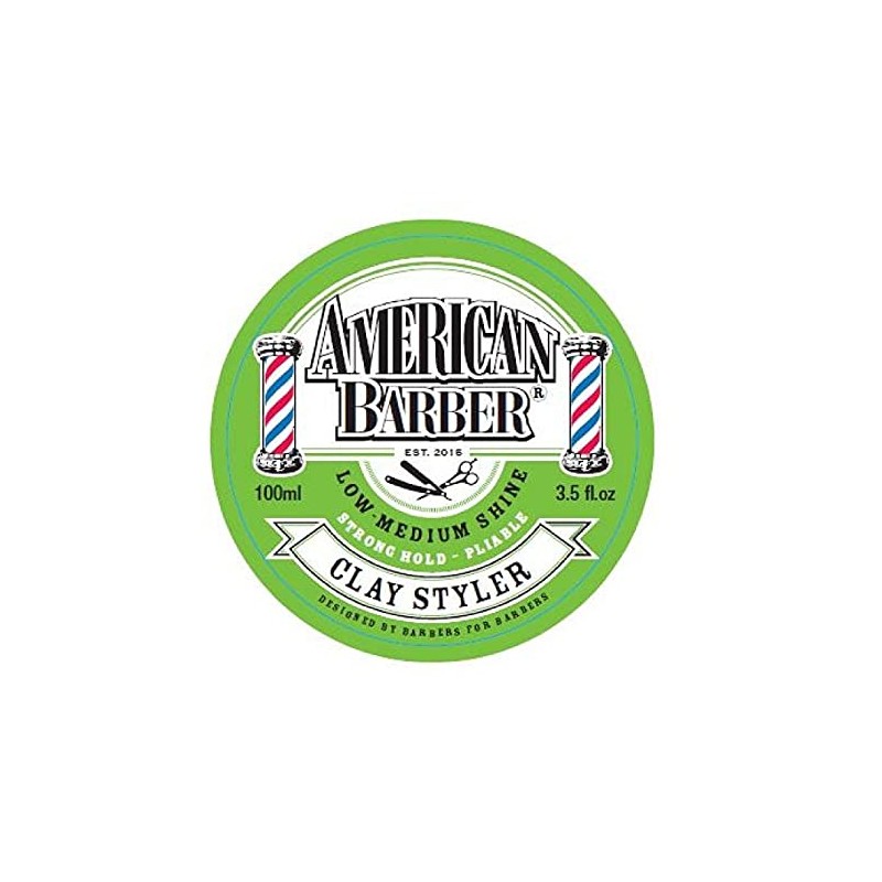 American Barber Low-Medium Shine Clay Style 100 ml, 100 ml