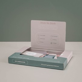 The lottery box for couples, 50 things every couple should do once. The love game to fall in love again, the gift for an anniversary or wedding anniversary.