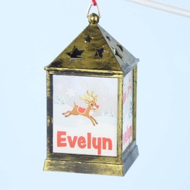 Mulberry Studios Starlight Lantern Christmas Tree Hanger Names A-G Evelyn