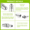 EPLZON 5000 PSI Stainless Steel Sewer Jetter Nozzle with 1/4in