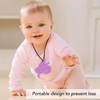 5Pcs Chew Necklace Food Grade Silicone Chewing Pendant for Toddlers