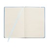 eBuyGB A5 Coloured Hardback Lined Paper Notebook, Light Blue