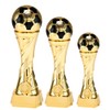 Larius Trophy Award Football in Gold and Silver with Desired