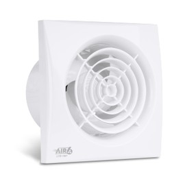 AIR 6 Lite-150T Silent Bathroom Extractor Fan with Timer for 6'' / 150mm Ducting, Powerful Extract Rate 230m3/h, Wall Ceiling mounted Exhaust fan