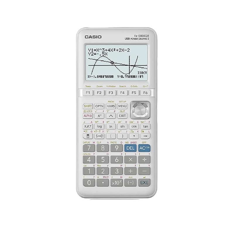 Casio fx-9860GIII incl. WYNGS Protective Case Pink - Graphing Calculator