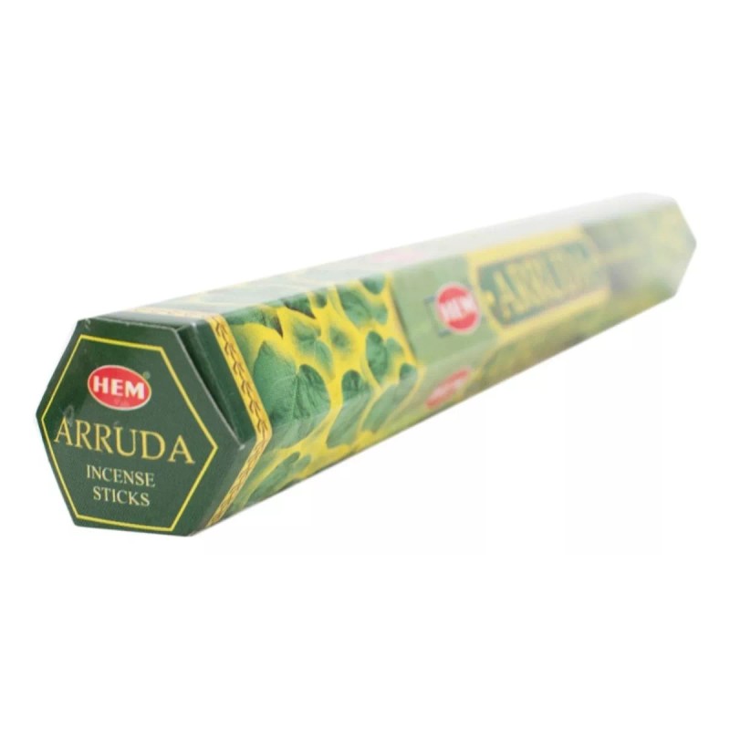 HEM Incienso Hexagonal Ruda C/6 Tubos C/20 Varitas C/u