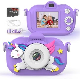 Kids Camera Toddler Toys for Girls Boys Aged 3-12, Kids Digital Video Camera, 3-12 Year Old Girls Boys Christmas Birthday Gifts Toys Kid Camera