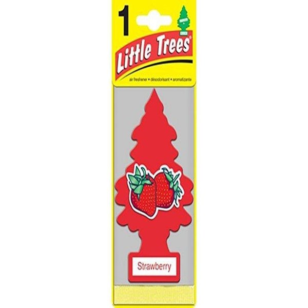 Little Trees Strawberry Hanging Type Air Freshener 3 – Paks (Pack of 3)