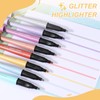 PATIKIL Shiny Highlighter Set of 6 Sparkle Marker No Lead