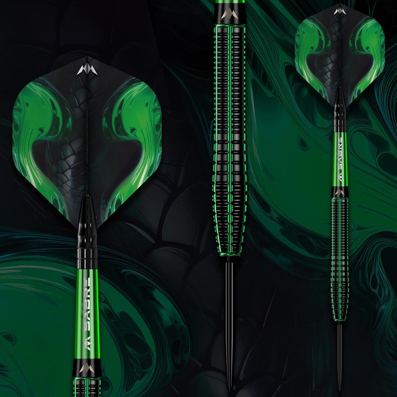 Mission Darts | Venom Darts | Black & Green |