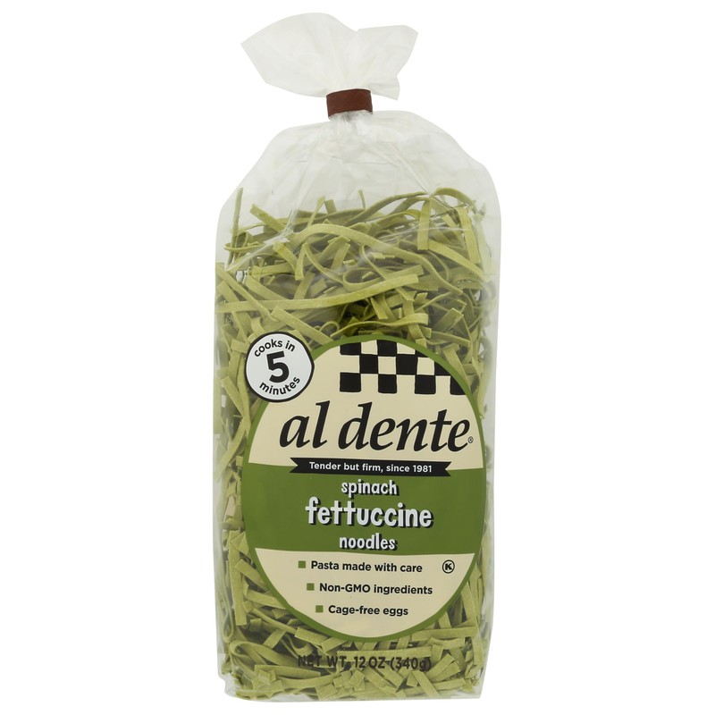Al Dente Spinach Fettuccine, 12 oz