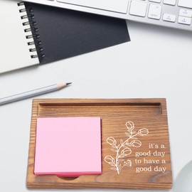 It’s a Good Day Sticky Note Holder, Positive Desk Organizer for Work, Motivational Office Gift for Coworkers, Friends, Teachers, Self-Stick Note Pad Holders EDP121