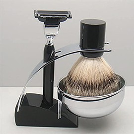 Comoy Badger Shave Set with Bowl,