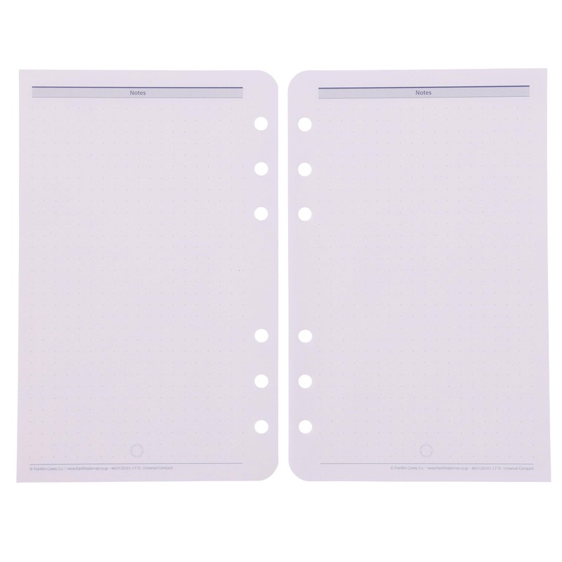 Franklin Planner 86189 Universal Weekly Refill, 12 Month Edition, Begins